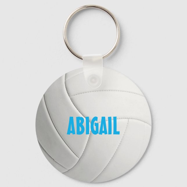 Porte-clés Porte - clé de volley-ball personnalisé (Recto)