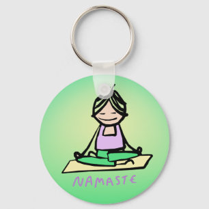 Porte-clés Porte - clé de Yoga Namaste