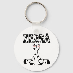 Porte-clés Porte - clé de zèbre
