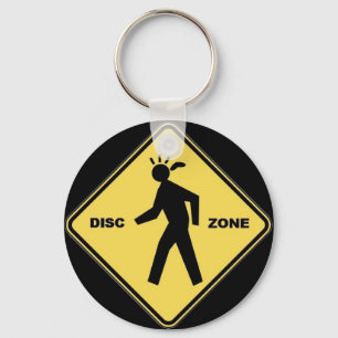 Porte-clés Porte - clé de zone de disque de CG.