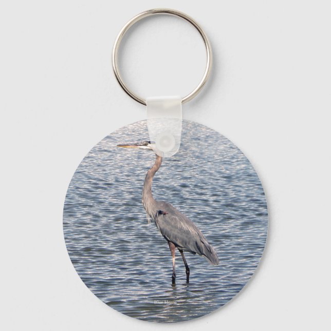 Porte-clés Porte - clé d'eau Blue Heron (Recto)