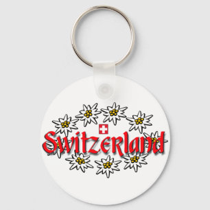 Porte-clés Porte - clé d'edelweiss de la Suisse