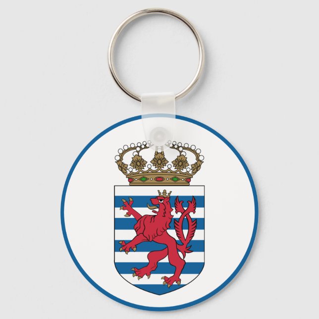 Porte-clés porte - clé d'emblème luxembourg (Recto)