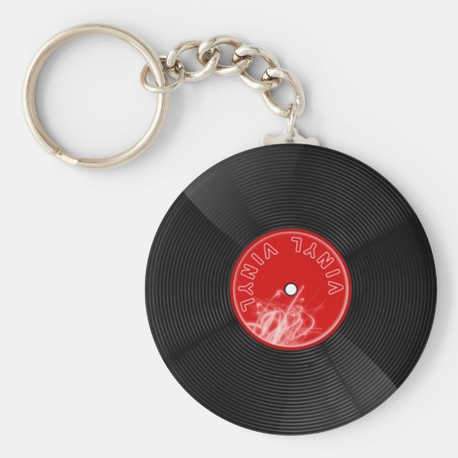 Porte-clés Porte - clé d'enregistrement de disque vinyle (Devant)