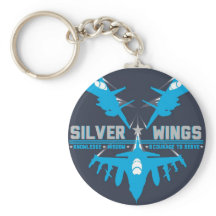 Porte - clé des ailes d'argent