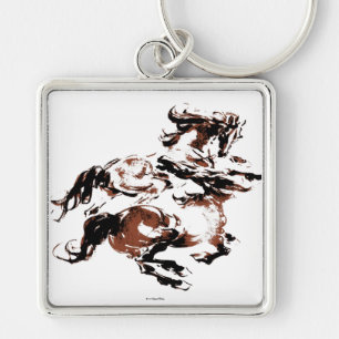 Porte-clés Porte - clé des Chevaux sauvages