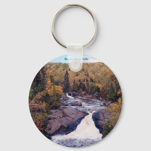 Porte-clés Porte - clé des chutes de la rivière Beaver (Recto)