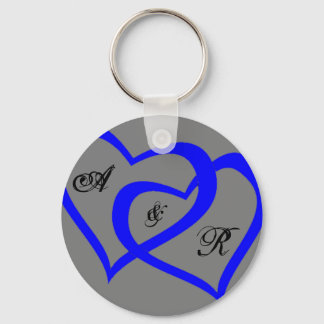 Porte-clés Porte - clé des Coeurs Bleus