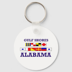 Porte-clés Porte - clé des drapeaux des rives du Golfe