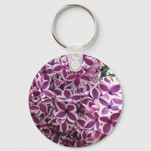 Porte-clés Porte - clé des fleurs Lilac de détection (Recto)