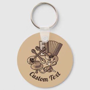 Porte-clés Porte - clé des icônes Rebetiko