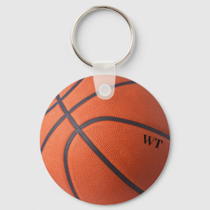 Porte-clés Porte - clé des initiales de basket personnalisé