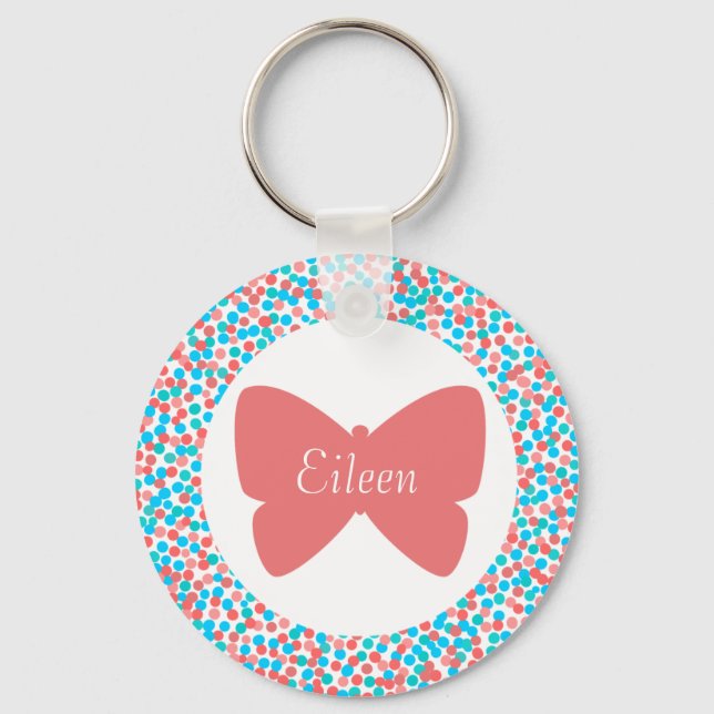 Porte-clés Porte - clé des points papillons Eileen (Recto)