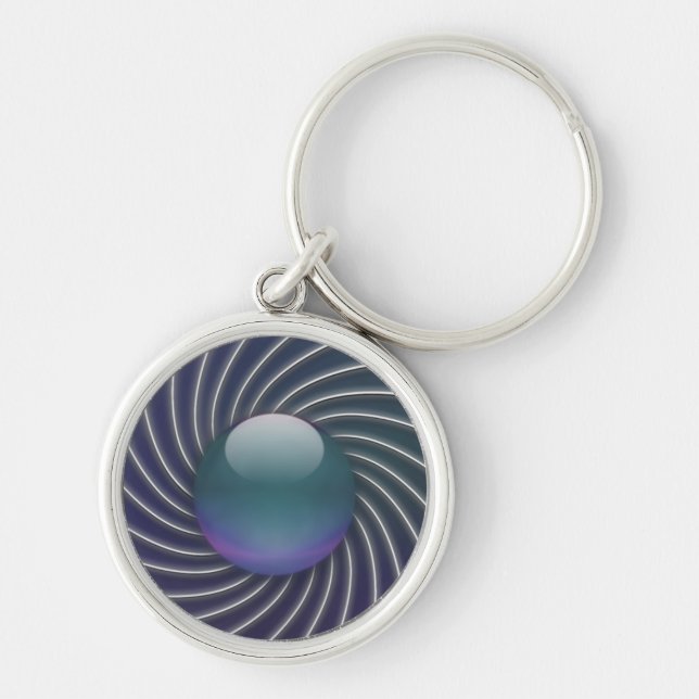 Porte-clés Porte - clé des spirales de mer profonde (Devant)