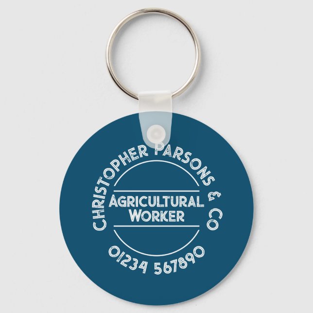 Porte-clés Porte - clé des travailleurs agricoles (Recto)