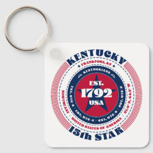 Porte-clés Porte - clé d'État du Kentucky