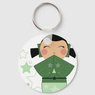 Porte-clés Porte - clé d'étoile de Kokeshi