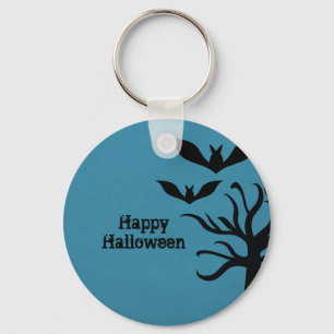 Porte-clés Porte - clé d'Halloween Eerie Bats, Bleu