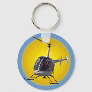 Porte-clés Porte - clé d'hélicoptère Keepsaké et cadeaux d'hé