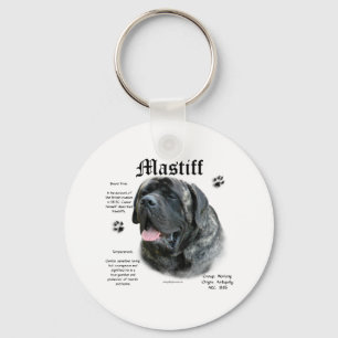 Porte-clés Porte - clé d'historique Brindle Mastiff
