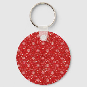 Porte-clés Porte - clé d'hiver rouge