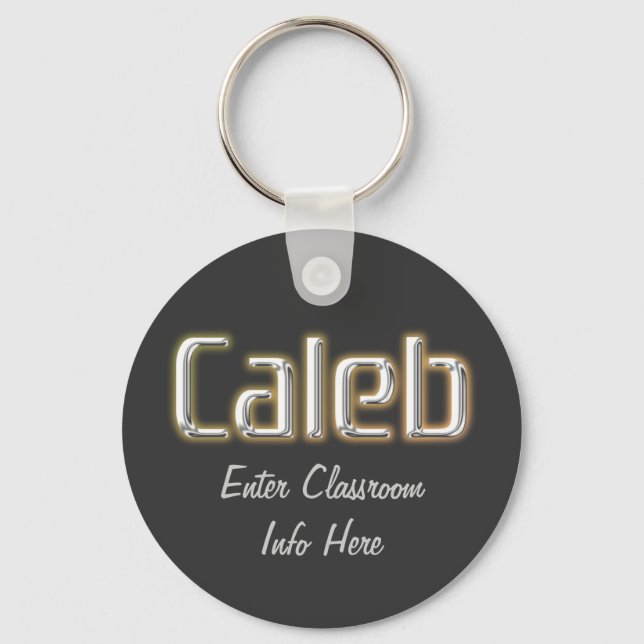 Porte-clés Porte - clé d'ID de Caleb (Recto)