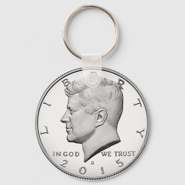Porte-clés Porte - clé d'image Kennedy Half Dollar (Recto)