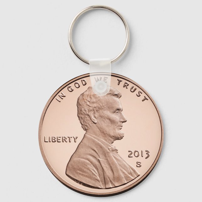 Porte-clés Porte - clé d'image Lincoln Penny (Recto)