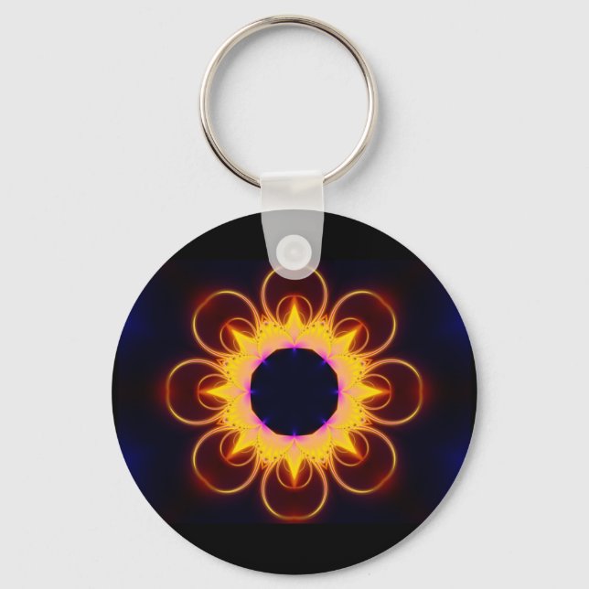 Porte-clés Porte - clé d'impression fractal (Recto)