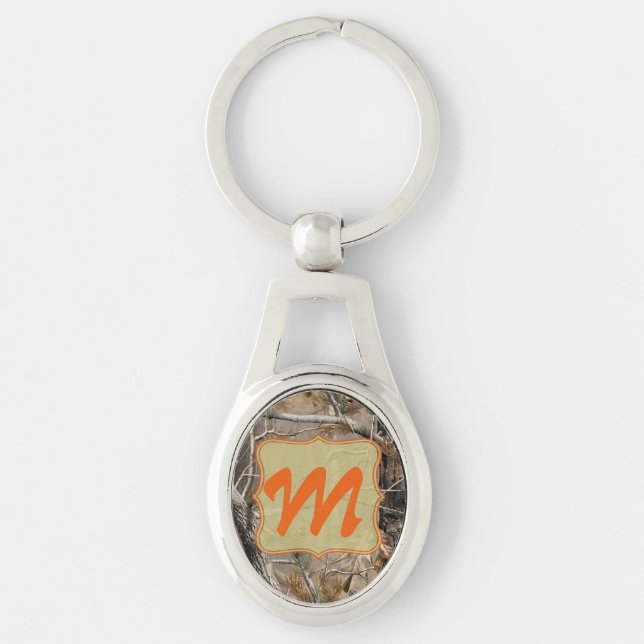Porte-clés Porte - clé d'initiale de monogramme de chasseurs (Devant)