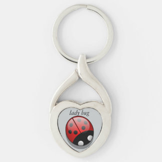 Porte-clés porte - clé d'insecte de dame