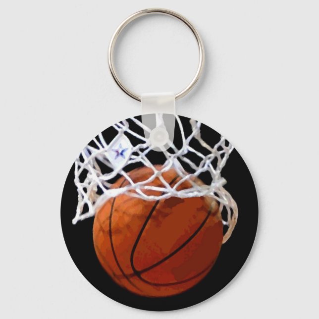 Porte-clés Porte - clé d'oeuvres de basket unique (Recto)