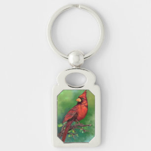 Porte-clés Porte - clé d'oiseaux du Cardinal rouge du Nord