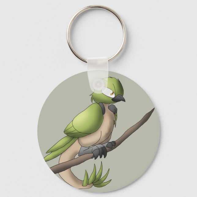 Porte-clés Porte - clé d'oiseaux Reptilien (Recto)