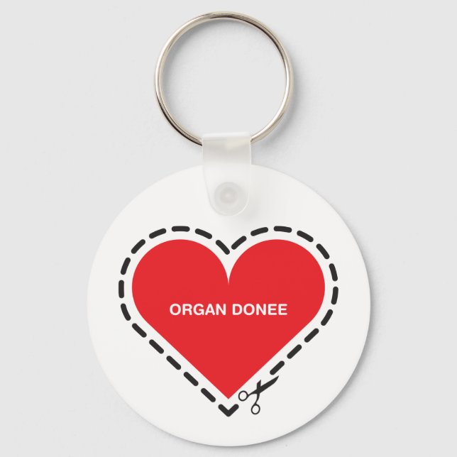 Porte-clés Porte - clé donneur d'organe (Recto)