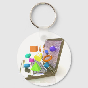 Porte-clés Porte - clé d'ordinateur portable puissant