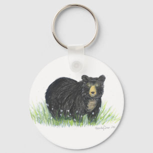 Porte-clés porte - clé d'ours noir