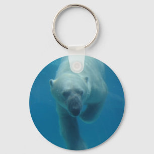 Porte-clés Porte - clé d'ours polaire de natation