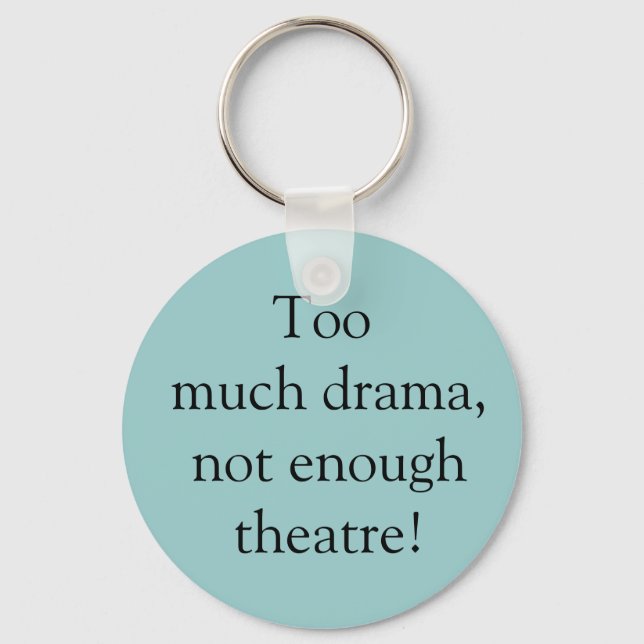 Porte-clés Porte - clé dramatique et théâtre (Recto)