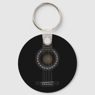 Porte-clés Porte - clé Drapeau de guitare acoustique