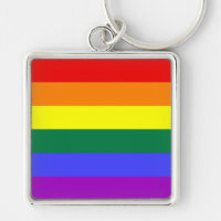 Porte - clé drapeau de la fierté arc-en-ciel