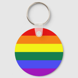 Porte-clés Porte - clé drapeau de la fierté arc-en-ciel