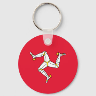 Porte-clés Porte - clé - Drapeau de l'île de Man