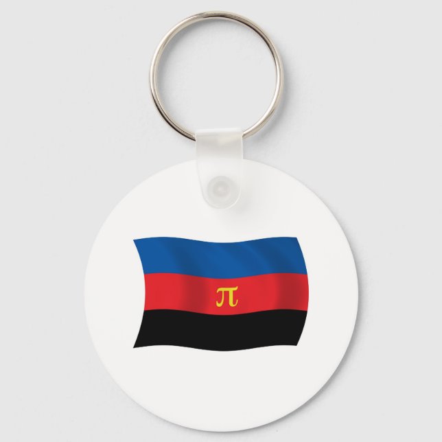 Porte-clés Porte - clé drapeau polyamory (Recto)
