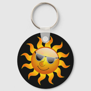 Porte-clés Porte - clé drôle de Sun d'été