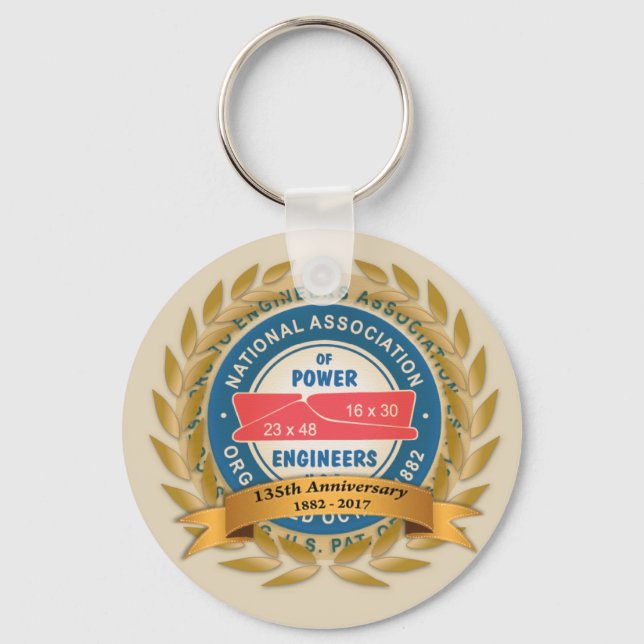 Porte-clés porte - clé du 135e anniversaire (Recto)