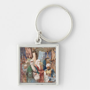 Porte-clés porte - clé du "Bazar de la soie"