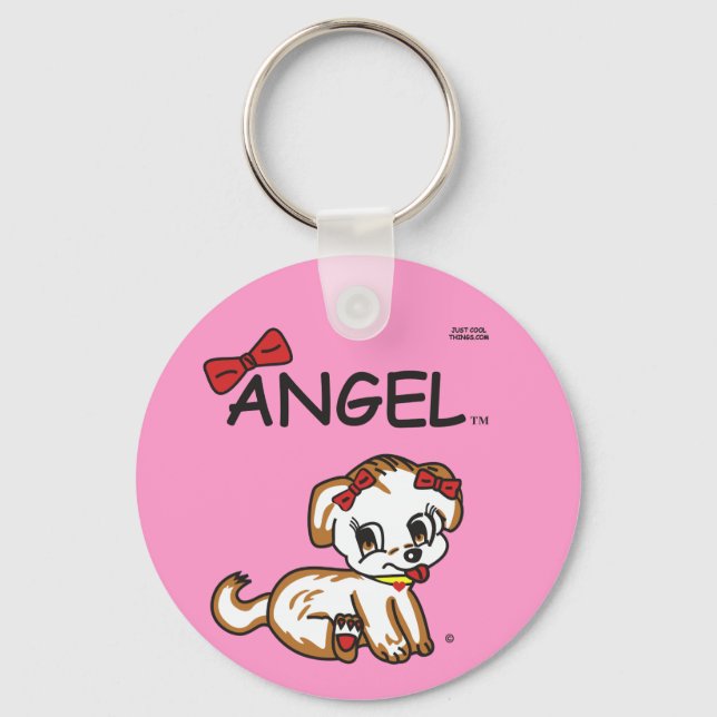 Porte-clés Porte - clé du bouton Angel (Recto)