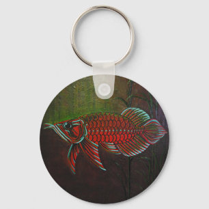 Porte-clés Porte - clé du bouton Arowana