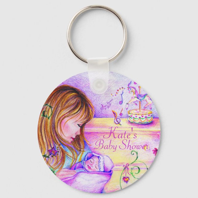 Porte-clés Porte - clé du bouton Carousel Dreams (Recto)